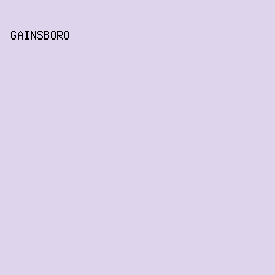 ded4ec - Gainsboro color image preview
