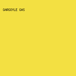 f3e042 - Gargoyle Gas color image preview