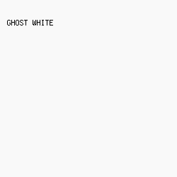 f9f9f9 - Ghost White color image preview