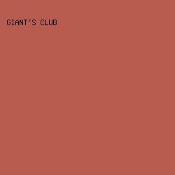 B85C4F - Giant's Club color image preview