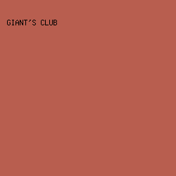 b85e4f - Giant's Club color image preview