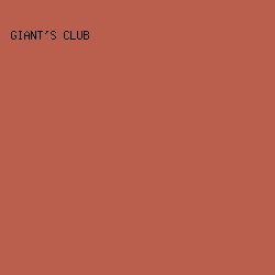 ba5e4e - Giant's Club color image preview