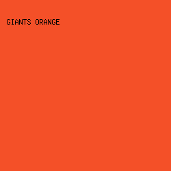 F45028 - Giants Orange color image preview