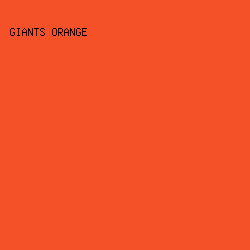 F45128 - Giants Orange color image preview