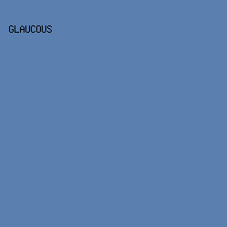 5B80AF - Glaucous color image preview
