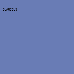 697CB5 - Glaucous color image preview