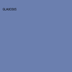6B7FAF - Glaucous color image preview