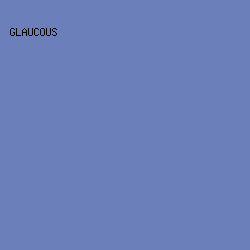 6B7FBA - Glaucous color image preview