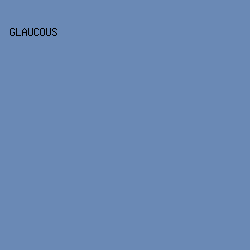 6a89b5 - Glaucous color image preview