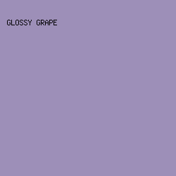 9D8FB8 - Glossy Grape color image preview