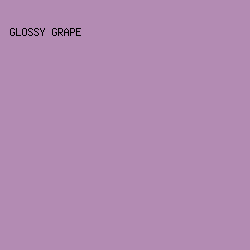b38bb3 - Glossy Grape color image preview