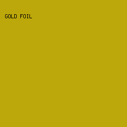 BDA80C - Gold Foil color image preview