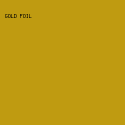 BF9B11 - Gold Foil color image preview