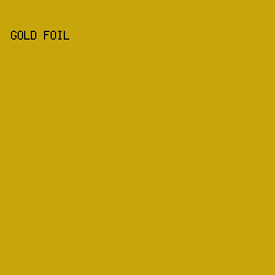 C7A60C - Gold Foil color image preview
