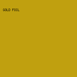 c0a00f - Gold Foil color image preview