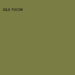 7A7D44 - Gold Fusion color image preview