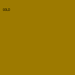 9D7A00 - Gold color image preview