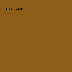 8C5C18 - Golden Brown color image preview