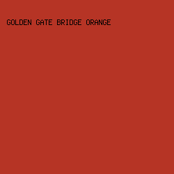 B63425 - Golden Gate Bridge Orange color image preview