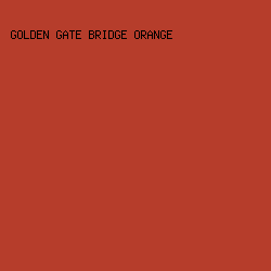 B63D2B - Golden Gate Bridge Orange color image preview