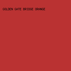 BA3232 - Golden Gate Bridge Orange color image preview