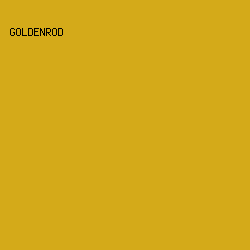 D4AA19 - Goldenrod color image preview