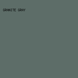 5D6D68 - Granite Gray color image preview