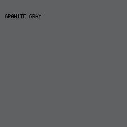 5F6163 - Granite Gray color image preview
