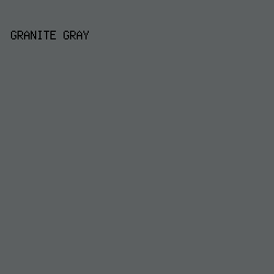 5c6061 - Granite Gray color image preview