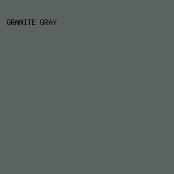 5c6463 - Granite Gray color image preview