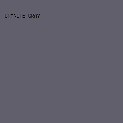605f6b - Granite Gray color image preview