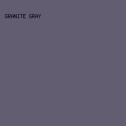 625D70 - Granite Gray color image preview