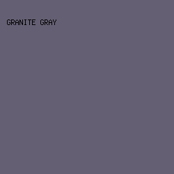 655F73 - Granite Gray color image preview