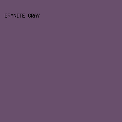 694F6C - Granite Gray color image preview