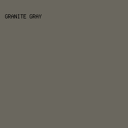 6A675E - Granite Gray color image preview