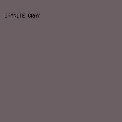 6B5F63 - Granite Gray color image preview