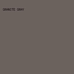 6B635C - Granite Gray color image preview