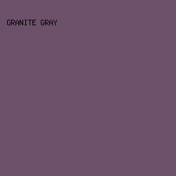 6d516b - Granite Gray color image preview