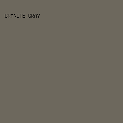 6d685d - Granite Gray color image preview