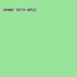 9AE49E - Granny Smith Apple color image preview