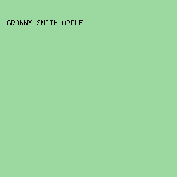 9CD9A1 - Granny Smith Apple color image preview