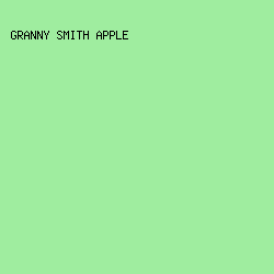 9fed9f - Granny Smith Apple color image preview