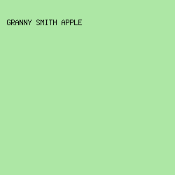 ADE7A5 - Granny Smith Apple color image preview