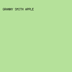 B5E19A - Granny Smith Apple color image preview