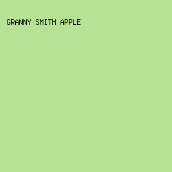 B6E293 - Granny Smith Apple color image preview