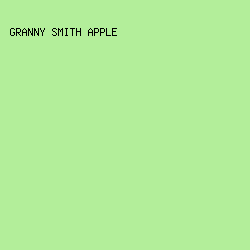 b3ee9a - Granny Smith Apple color image preview