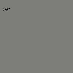 7d7d7a - Gray color image preview