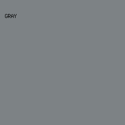 7d8285 - Gray color image preview
