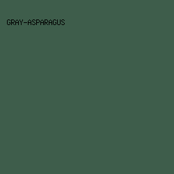 3E5D4B - Gray-Asparagus color image preview