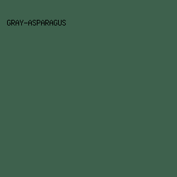 3E614D - Gray-Asparagus color image preview